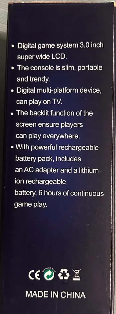 Game Box Plus Retro Handheld 8-Bit Gaming Console  LCD and TV Output